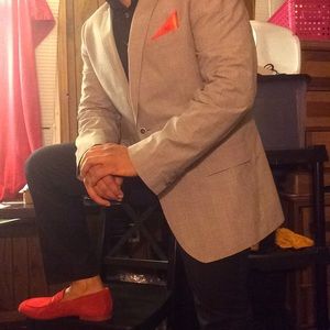 Robert graham red loafers